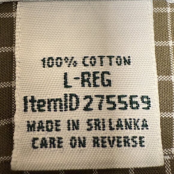 EUC Men's L.L. BEAN Wrinkle-Resist. Traditional Fit Check Plaid Shirt | Size L - Picture 6 of 8